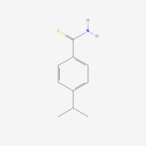 4-Isopropylbenzenecarbothioamide (CAS: 53515-20-1) - Chemical Structure and Molecular Formula 