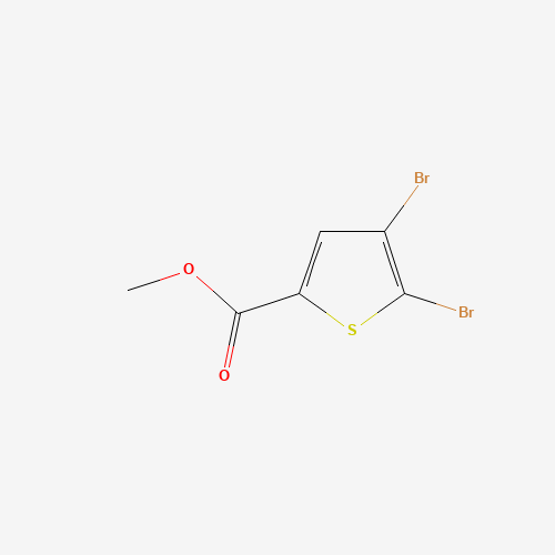 Methyl 4,5-dibromo-2-thiophenecarboxylate (CAS: 62224-24-2) - Chemical Structure and Molecular Formula 