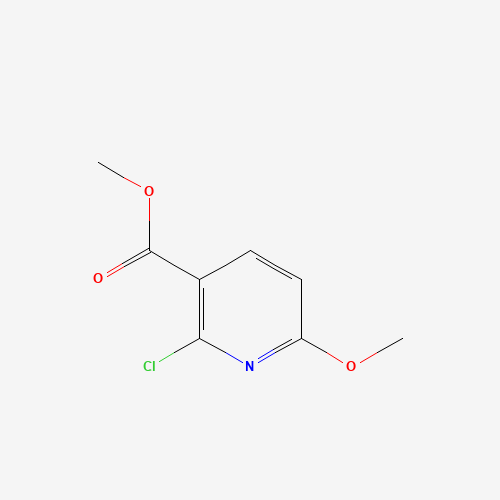 Methyl 2-chloro-6-methoxynicotinate (CAS: 95652-77-0) - Chemical Structure and Molecular Formula 