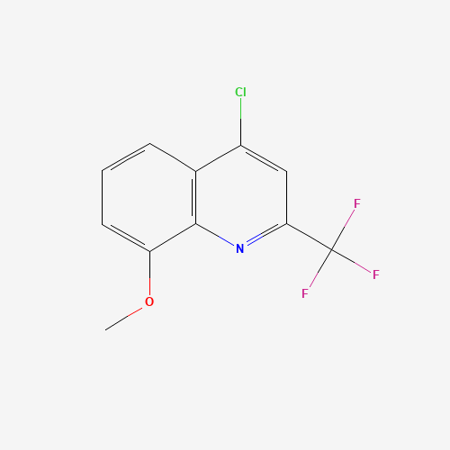4-Chloro-8-methoxy-2-(trifluoromethyl)quinoline (CAS: 41192-89-6) - Chemical Structure and Molecular Formula 