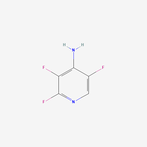 2,3,5-Trifluoro-4-pyridinamine (CAS: 105252-95-7) - Chemical Structure and Molecular Formula 