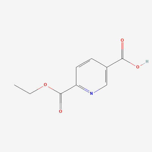 6-(Ethoxycarbonyl)nicotinic acid (CAS: 17874-78-1) - Chemical Structure and Molecular Formula 