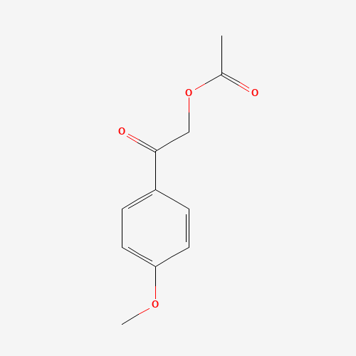 2-(4-Methoxyphenyl)-2-oxoethyl acetate (CAS: 58518-78-8) - Chemical Structure and Molecular Formula 