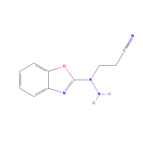 3-[1-(1,3-Benzoxazol-2-yl)hydrazino]propanenitrile (CAS: 93794-06-0) - Related Chemical Product