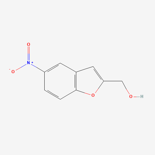 (5-Nitro-1-benzofuran-2-yl)methanol (CAS: 90322-48-8) - Chemical Structure and Molecular Formula 