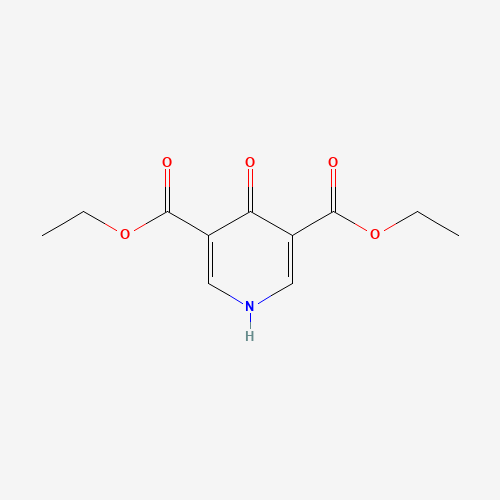 Diethyl 4-oxo-1,4-dihydro-3,5-pyridinedicarboxylate (CAS: 74632-03-4) - Chemical Structure and Molecular Formula 