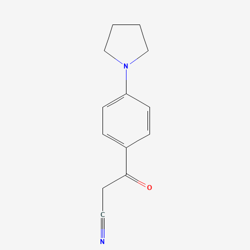 3-Oxo-3-[4-(1-pyrrolidinyl)phenyl]propanenitrile (CAS: 887595-01-9) - Related Chemical Product