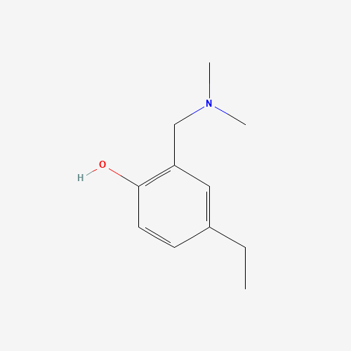 2-[(Dimethylamino)methyl]-4-ethylbenzenol (CAS: 55955-99-2) - Chemical Structure and Molecular Formula 