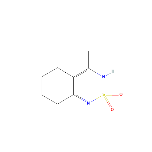 4-Methyl-5,6,7,8-tetrahydro-2lambda~6~,1,3-benzothiadiazine-2,2(1H)-dione (CAS: 3580-37-8) - Related Chemical Product
