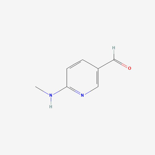 6-(Methylamino)nicotinaldehyde (CAS: 72087-21-9) - Chemical Structure and Molecular Formula 