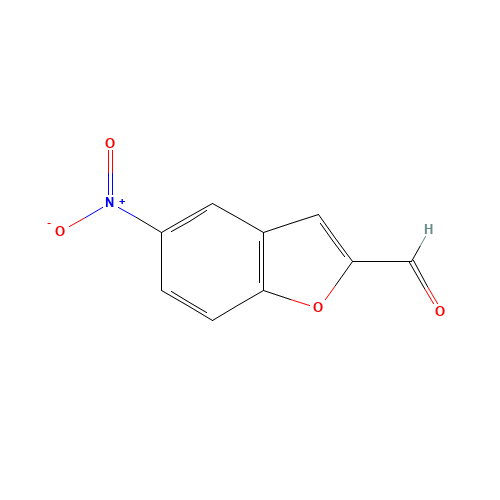 5-Nitro-1-benzofuran-2-carbaldehyde (CAS: 23145-18-8) - Chemical Structure and Molecular Formula 
