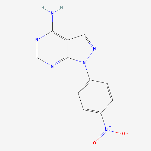 1-(4-Nitrophenyl)-1H-pyrazolo[3,4-d]pyrimidin-4-amine (CAS: 65973-73-1) - Related Chemical Product