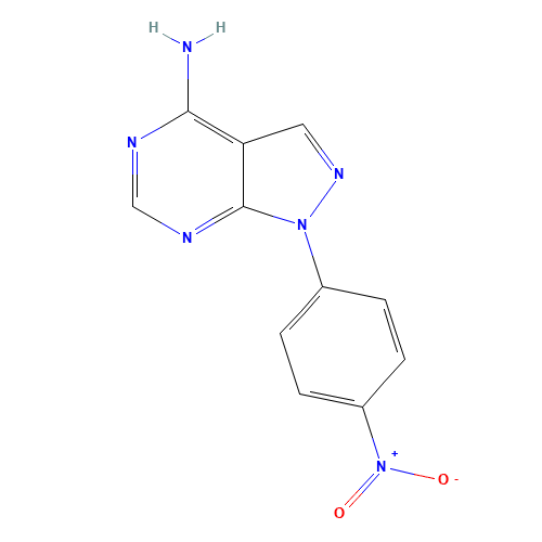 1-(4-Nitrophenyl)-1H-pyrazolo[3,4-d]pyrimidin-4-amine (CAS: 65973-73-1) - Related Chemical Product