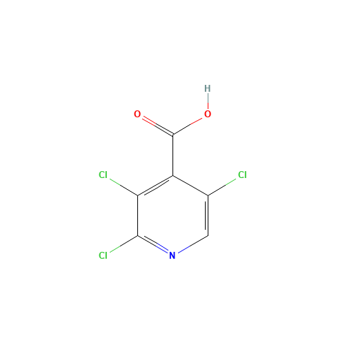 2,3,5-Trichloroisonicotinic acid (CAS: 406676-18-4) - Chemical Structure and Molecular Formula 