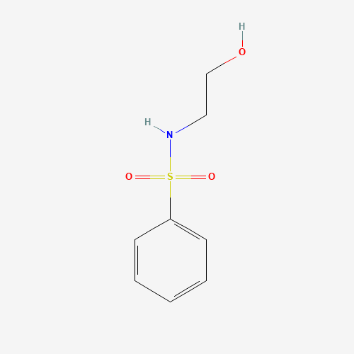 N-(2-Hydroxyethyl)benzenesulfonamide (CAS: 59724-42-4) - Chemical Structure and Molecular Formula 