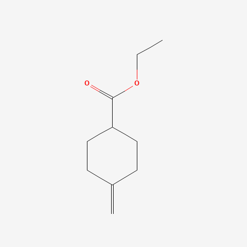Ethyl 4-methylenecyclohexanecarboxylate (CAS: 145576-28-9) - Chemical Structure and Molecular Formula 
