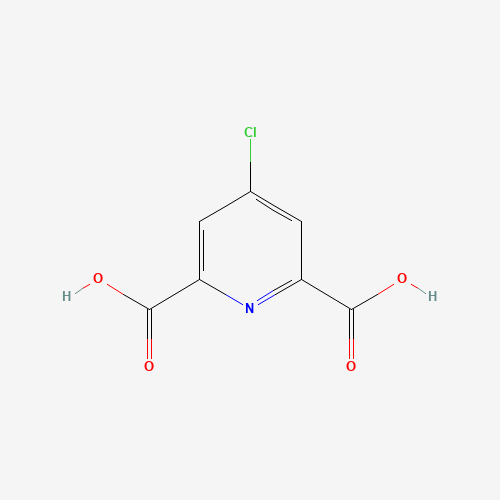 4-Chloro-2,6-pyridinedicarboxylic acid chemical structure 4-Chloro-2,6-pyridinedicarboxylic acid (CAS: 4722-94-5) - Chemical Structure and Molecular Formula