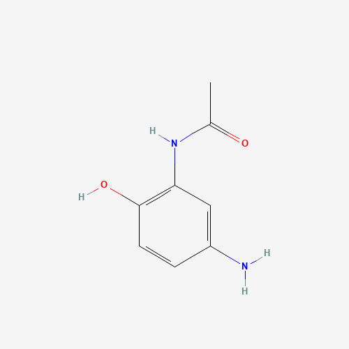 N-(5-Amino-2-hydroxyphenyl)acetamide (CAS: 23184-60-3) - Chemical Structure and Molecular Formula 