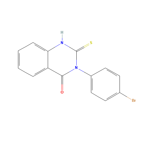 3-(4-Bromophenyl)-2-thioxo-2,3-dihydro-4(1H)-quinazolinone (CAS: 1028-39-3) - Related Chemical Product