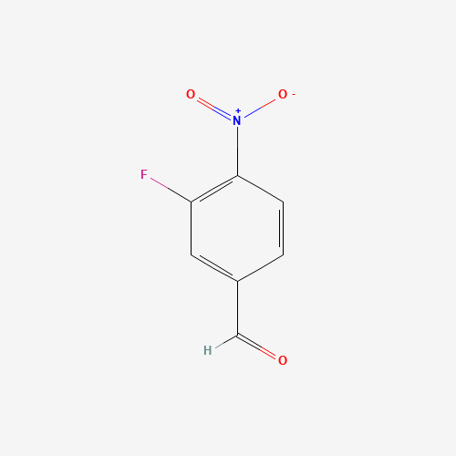 3-Fluoro-4-nitrobenzenecarbaldehyde (CAS: 160538-51-2) - Chemical Structure and Molecular Formula 