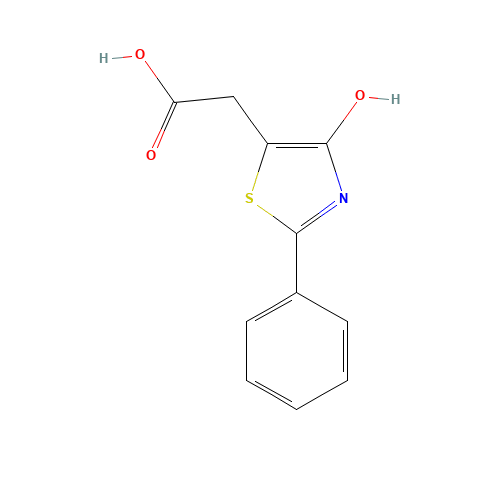 2-(4-Hydroxy-2-phenyl-1,3-thiazol-5-yl)acetic acid (CAS: 133834-03-4) - Related Chemical Product