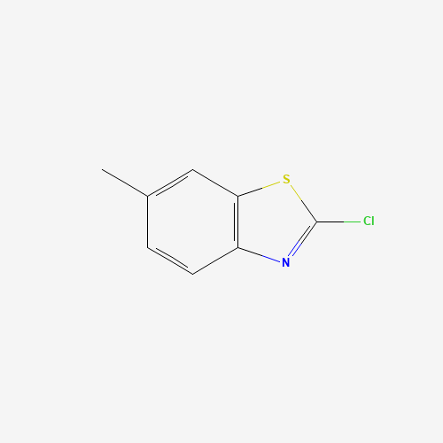 2-Chloro-6-methyl-1,3-benzothiazole (CAS: 3507-26-4) - Chemical Structure and Molecular Formula 