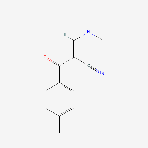 3-(Dimethylamino)-2-(4-methylbenzoyl)acrylonitrile (CAS: 96232-41-6) - Chemical Structure and Molecular Formula 