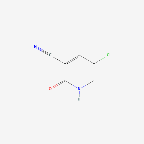 5-Chloro-2-hydroxynicotinonitrile (CAS: 1048913-62-7) - Chemical Structure and Molecular Formula 