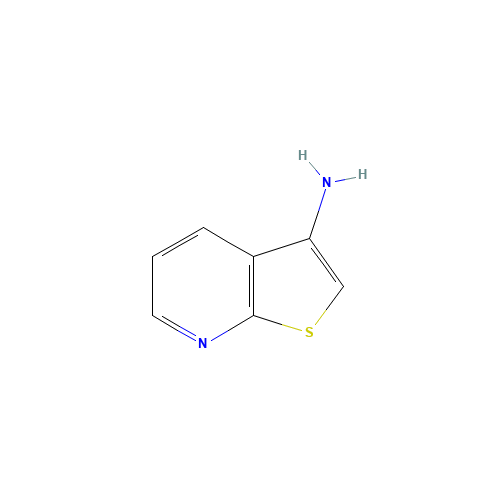 Thieno[2,3-b]pyridin-3-ylamine (CAS: 26579-54-4) - Chemical Structure and Molecular Formula 