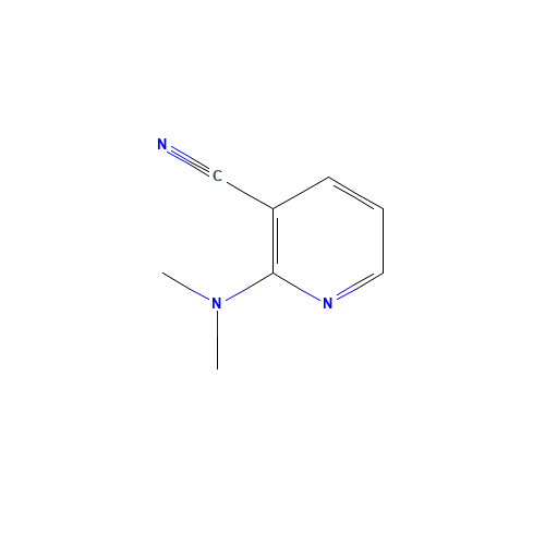 2-(Dimethylamino)nicotinonitrile (CAS: 60138-76-3) - Chemical Structure and Molecular Formula 