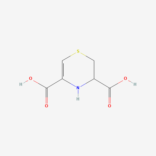 3,4-Dihydro-2H-1,4-thiazine-3,5-dicarboxylic acid (CAS: 86360-62-5) - Chemical Structure and Molecular Formula 