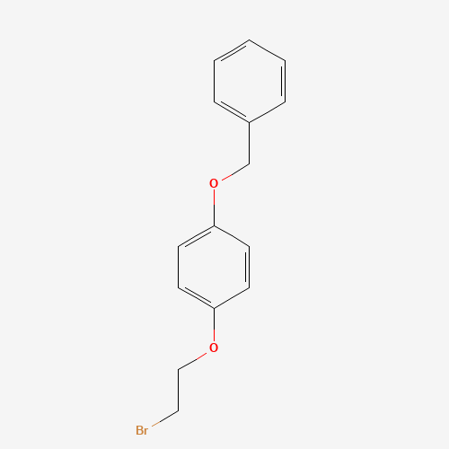 1-(Benzyloxy)-4-(2-bromoethoxy)benzene (CAS: 3351-59-5) - Chemical Structure and Molecular Formula 