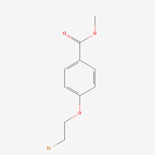 Methyl 4-(2-bromoethoxy)benzenecarboxylate (CAS: 56850-91-0) - Chemical Structure and Molecular Formula 