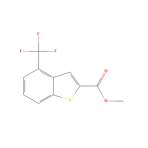 Methyl 4-(trifluoromethyl)-1-benzothiophene-2-carboxylate (CAS: 146137-87-3) - Related Chemical Product