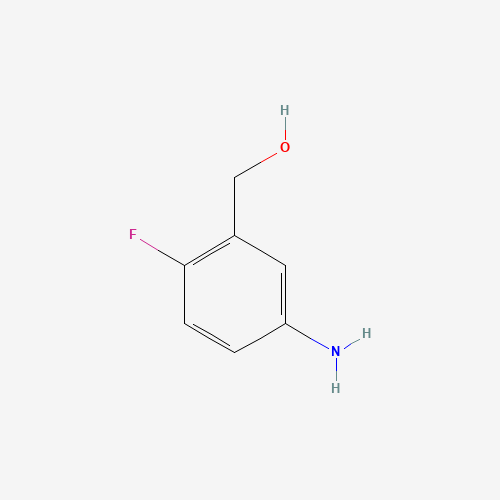 (5-Amino-2-fluorophenyl)methanol (CAS: 84832-00-8) - Chemical Structure and Molecular Formula 