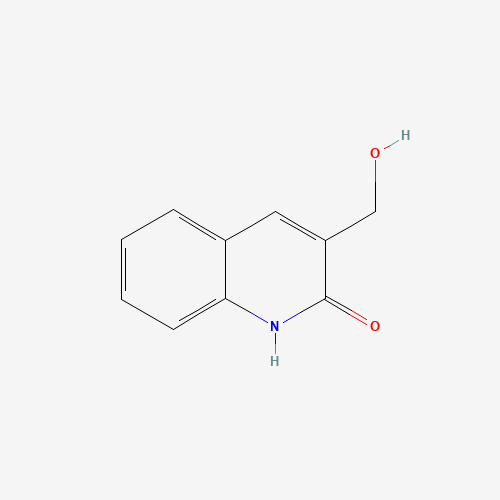 3-(Hydroxymethyl)-2(1H)-quinolinone (CAS: 90097-45-3) - Chemical Structure and Molecular Formula 