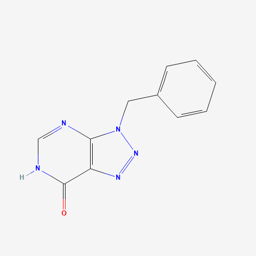 3-Benzyl-3H-[1,2,3]triazolo[4,5-d]pyrimidin-7-ol (CAS: 21324-31-2) - Chemical Structure and Molecular Formula 