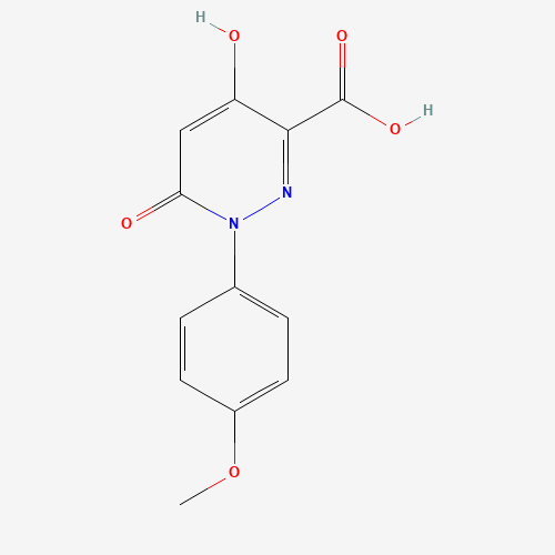 4-Hydroxy-1-(4-methoxyphenyl)-6-oxo-1,6-dihydro-3-pyridazinecarboxylic acid (CAS: 121582-69-2) - Related Chemical Product