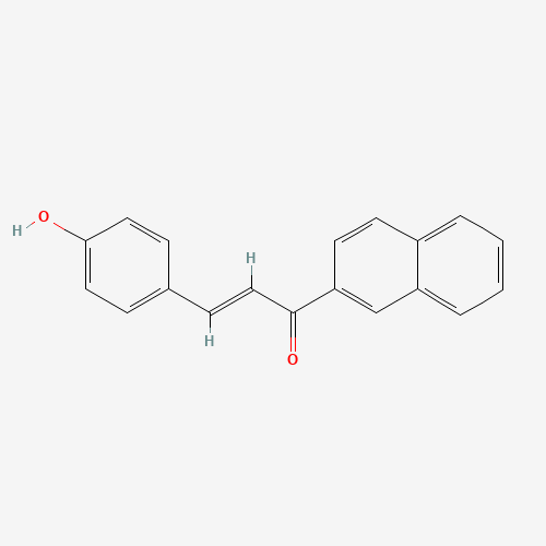 3-(4-Hydroxyphenyl)-1-(2-naphthyl)-2-propen-1-one (CAS: 57221-63-3) - Related Chemical Product