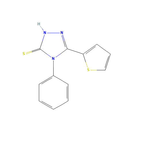 4-Phenyl-5-(2-thienyl)-4H-1,2,4-triazol-3-ylhydrosulfide (CAS: 57600-04-1) - Related Chemical Product