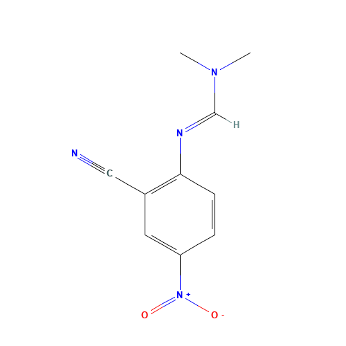N'-(2-Cyano-4-nitrophenyl)-N,N-dimethyliminoformamide (CAS: 39263-34-8) - Related Chemical Product