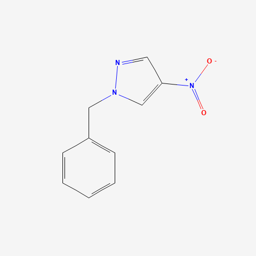 1-Benzyl-4-nitro-1H-pyrazole (CAS: 88095-61-8) - Chemical Structure and Molecular Formula 
