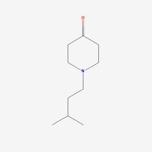 1-Isopentyltetrahydro-4(1H)-pyridinone (CAS: 90890-88-3) - Chemical Structure and Molecular Formula 
