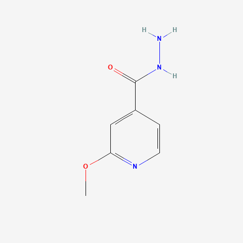 2-Methoxyisonicotinohydrazide (CAS: 19353-97-0) - Chemical Structure and Molecular Formula 