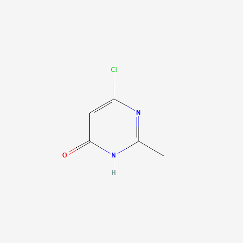 6-Chloro-2-methyl-4-pyrimidinol (CAS: 17551-52-9) - Chemical Structure and Molecular Formula 