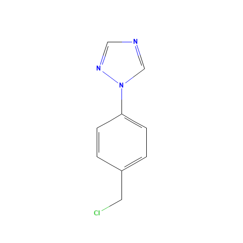 1-[4-(Chloromethyl)phenyl]-1H-1,2,4-triazole (CAS: 143426-53-3) - Related Chemical Product