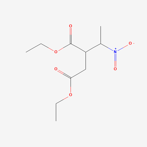 Diethyl 2-(1-nitroethyl)succinate (CAS: 4753-29-1) - Chemical Structure and Molecular Formula 