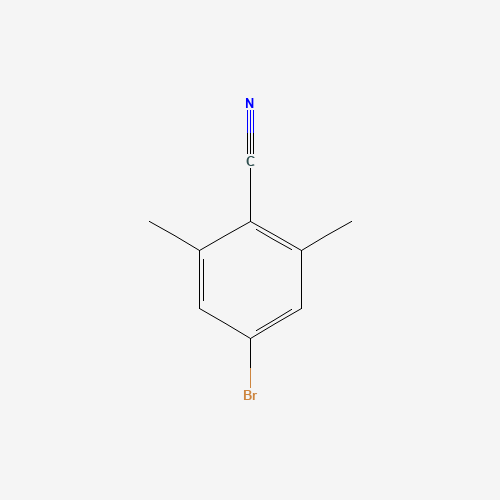 4-Bromo-2,6-dimethylbenzenecarbonitrile (CAS: 5757-66-4) - Chemical Structure and Molecular Formula 
