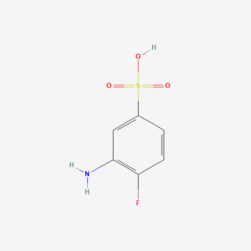 3-Amino-4-fluorobenzenesulfonic acid (CAS: 349-64-4) - Chemical Structure and Molecular Formula 