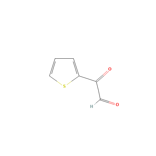 2-Thienylglyoxal (CAS: 51445-63-7) - Chemical Structure and Molecular Formula 